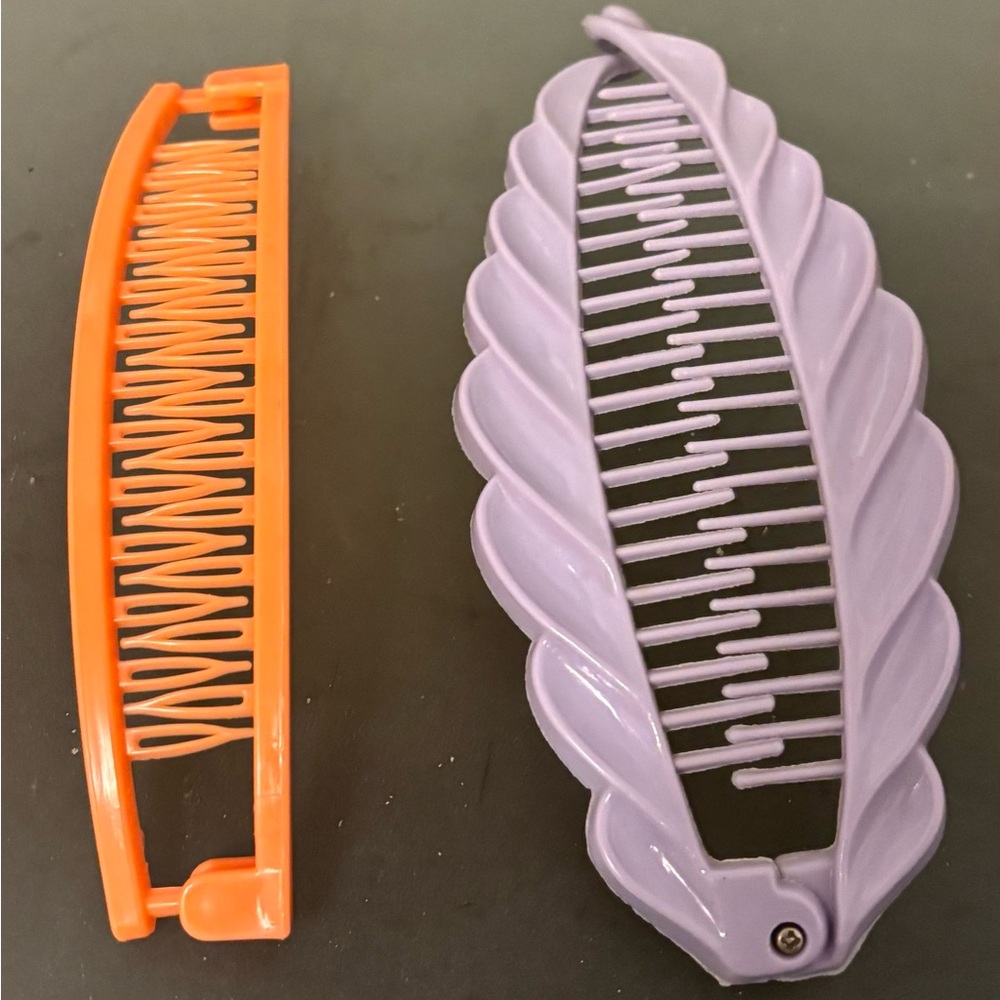 Banana hair clips